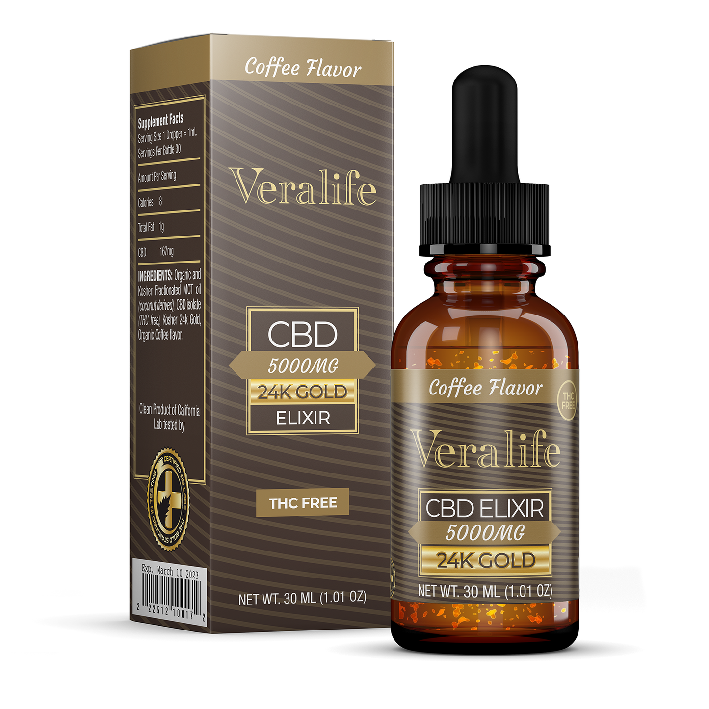 Veralife-CBD-5000mg_24kGold_Coffee_30ml